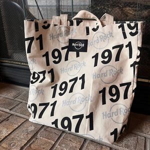 Hard Rock Cafe Tote Bag 1971 Logo - New